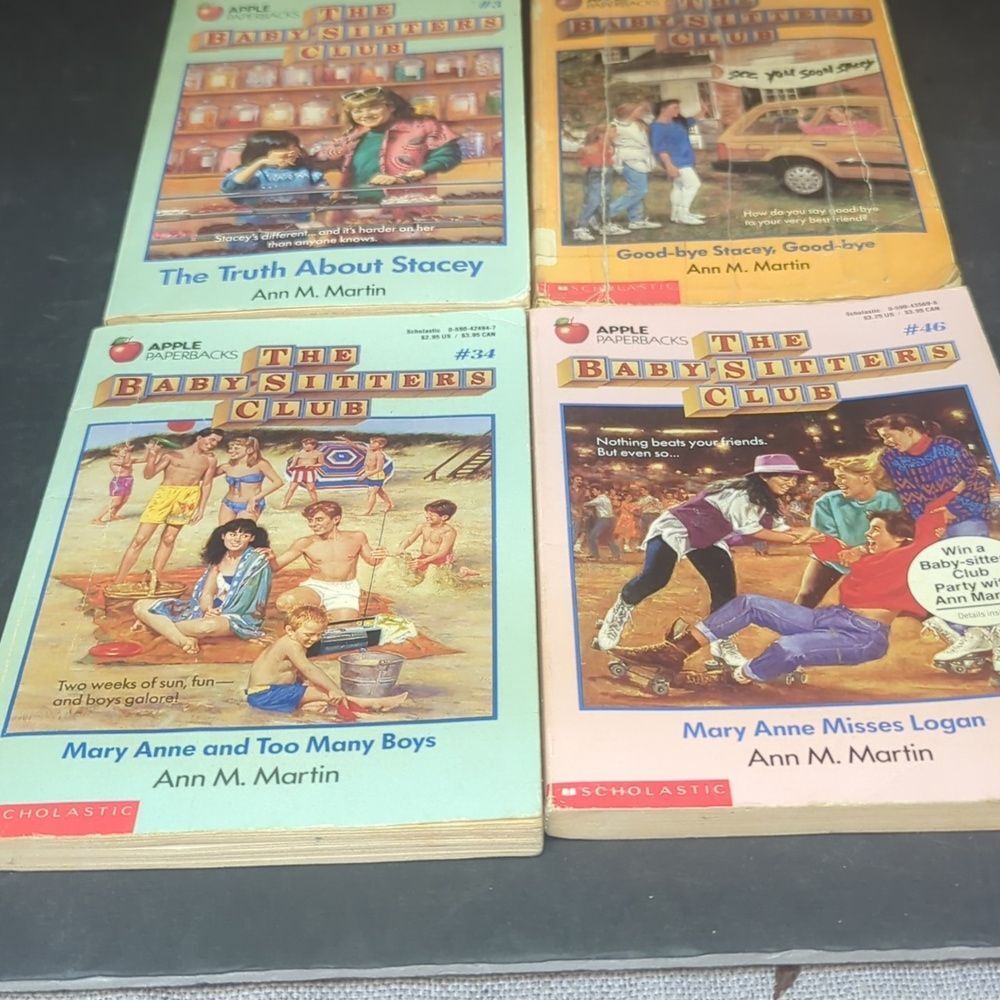 vintage paperback books from The Baby-Sitters Club series by Ann M. Martin. - Picture 4 of 4